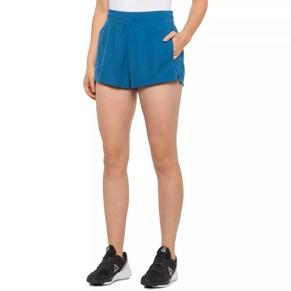Oakley Urban Training Shorts Women Size Large (12-14) Blue Power Color